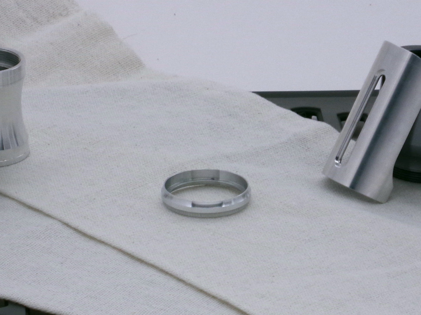 Single VHC compatible, aluminum lightsaber accent ring.