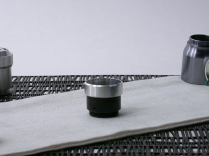 A VHC-compatible lightsaber accent band prepared for installation, shim down, on an VHC Band.