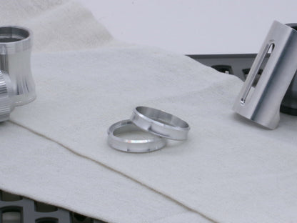 Pair of VHC compatible, aluminum lightsaber accent rings.