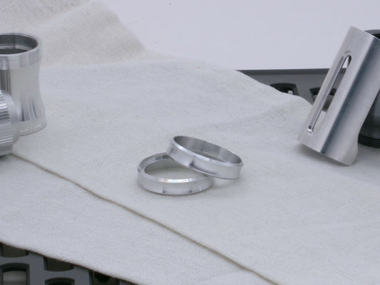 Pair of VHC compatible, aluminum lightsaber accent rings.