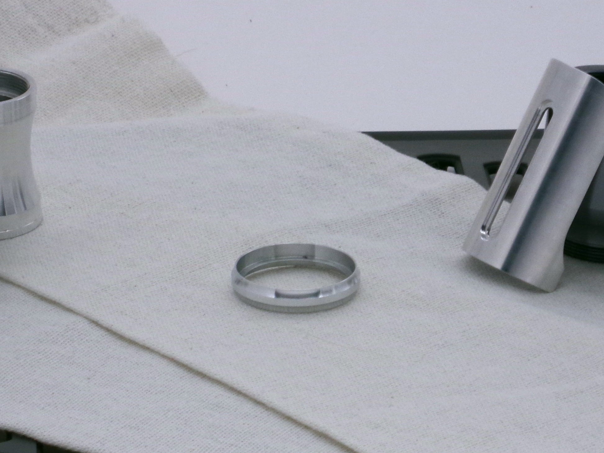 Single VHC compatible, aluminum lightsaber accent ring.
