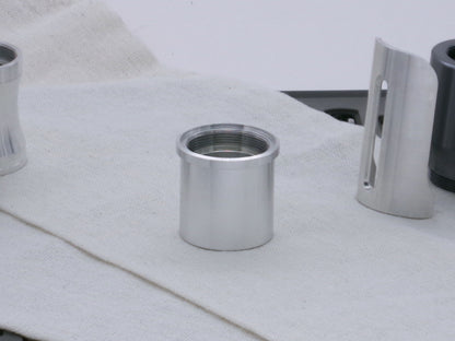 Single VHC compatible, aluminum lightsaber accent ring installed on a lightsaber body segment.