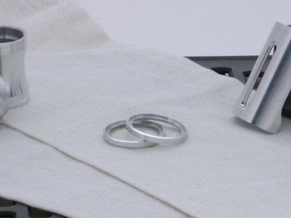 Pair of VHC compatible, aluminum lightsaber accent rings.