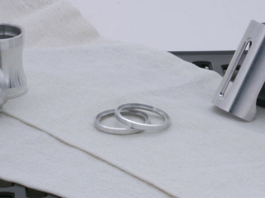 Pair of VHC compatible, aluminum lightsaber accent rings.