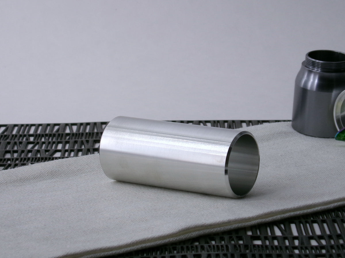 A beveled, VHC-compatible Accent Sleeve sits 3/4 view showing interior-view on a cloth.
