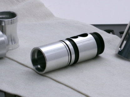 A stealthy, no-show, aluminum male-to-male formatted adapter installed and hidden between female formatted parts.