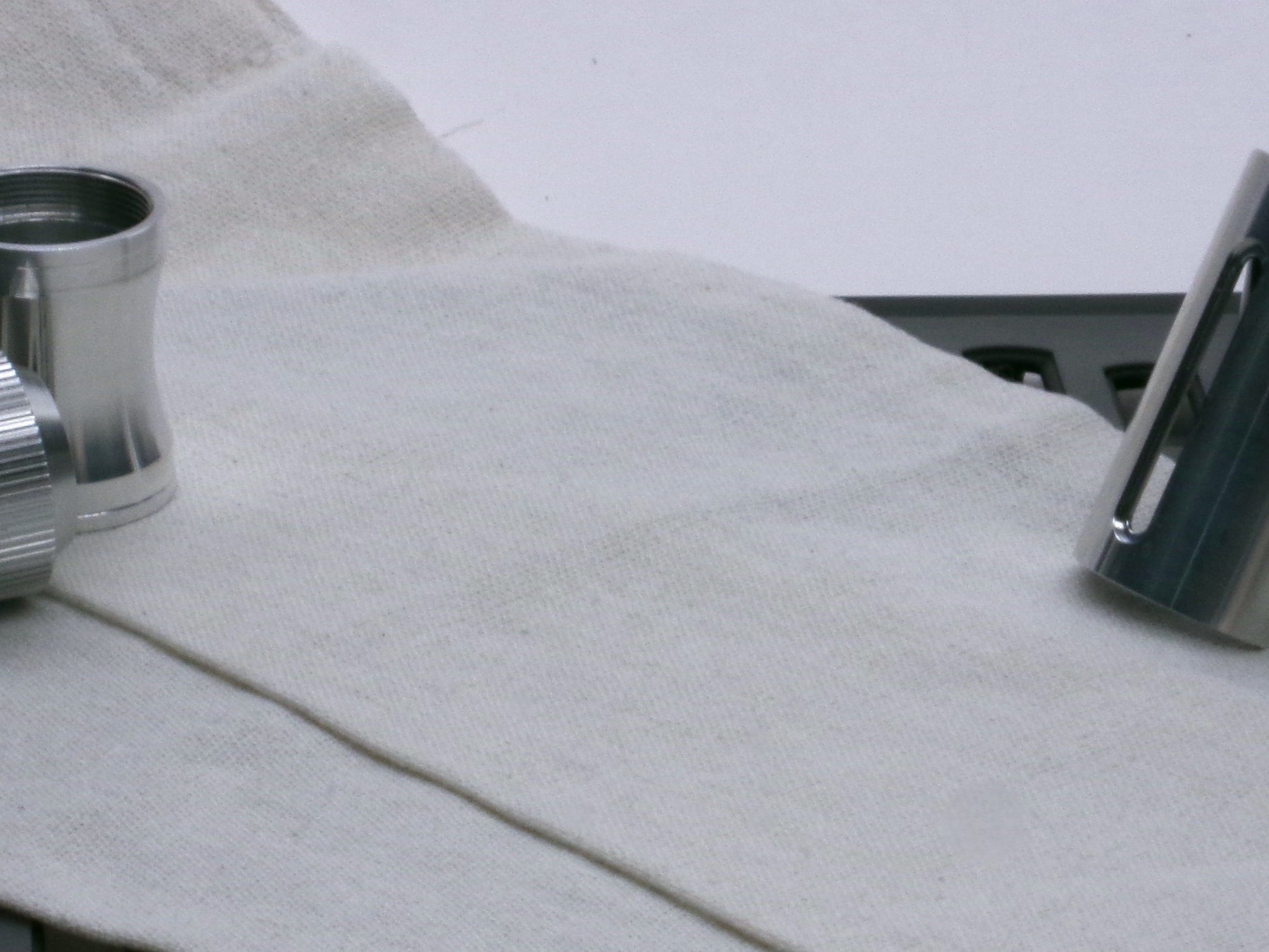 A stealthy, no-show, aluminum male-to-male formatted adapter that hides between female formatted parts.