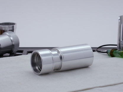 Male threaded adapter for VHC lightsabers installed between two Body Components.