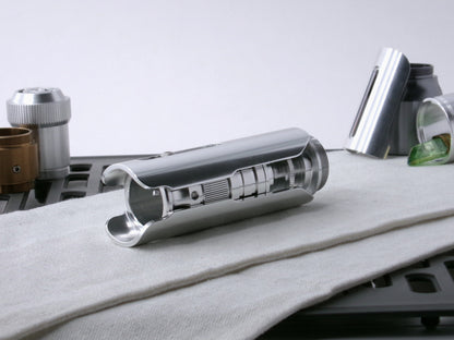 Assembled CSK Emitter Type 8 VHC-compatible kit, 3/4 view facing left.