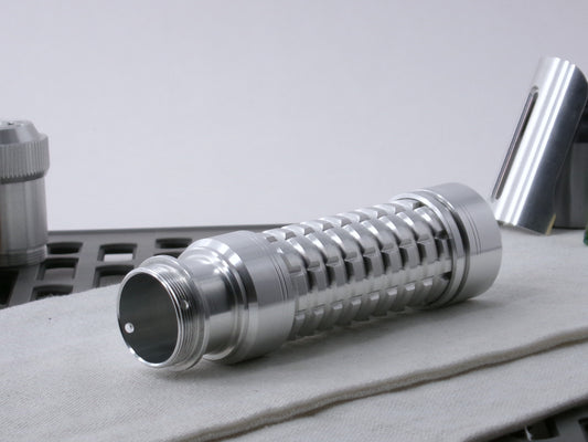 Assembled VHC-compatible, Component Schema Kit - Grip Type 1, 3/4 view facing left.