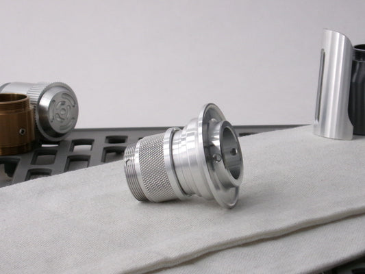 Assembled VHC-compatible, Component Schema Kit - Emitter Type 4, side view facing right.