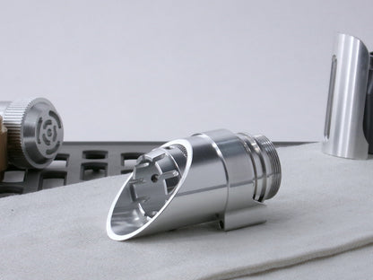 Assembled VHC-compatible, Component Schema Kit - Emitter Type 6, 3/4 view facing left.
