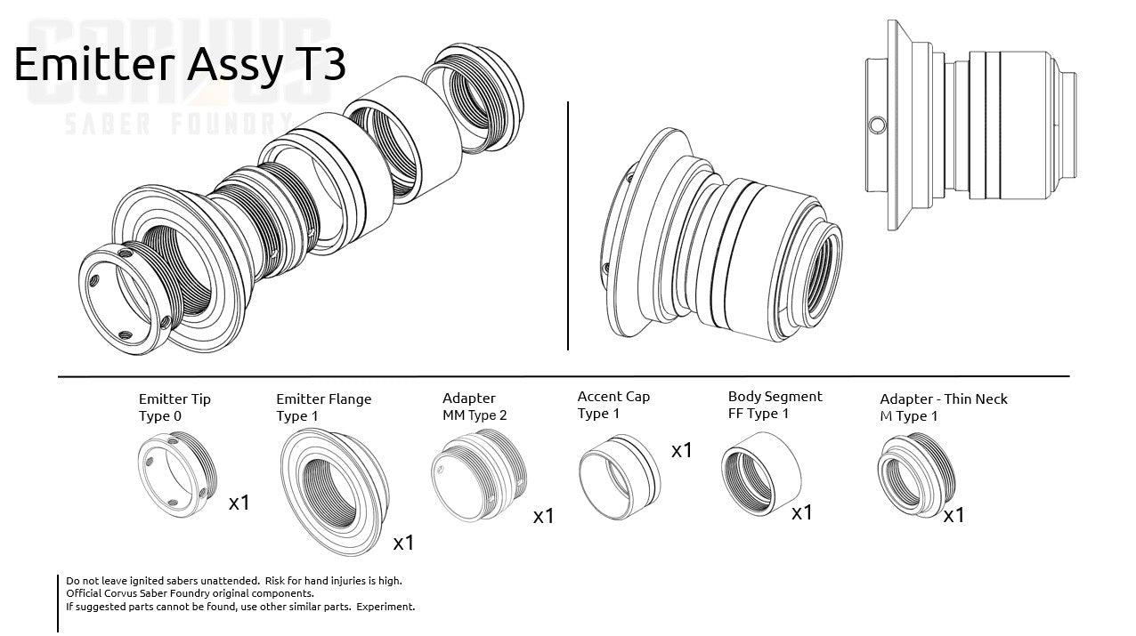 Emitter Assembly Type_3 | Component Schema Kit