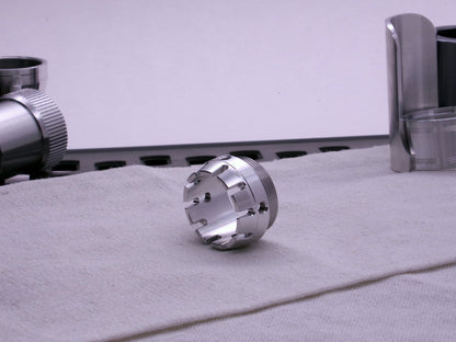 VHC compatible emitter tip 3/4 view on a cloth