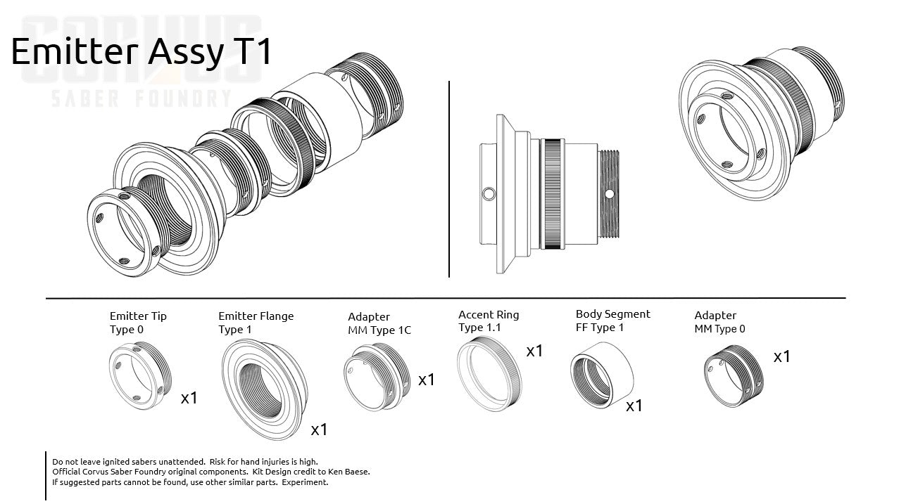 Emitter Assembly Type_1 | Component Schema Kit