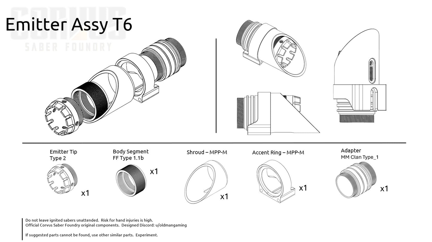 Emitter Assembly Type_6 | Component Schema Kit