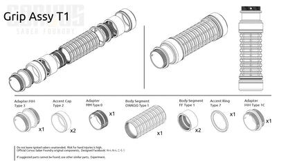 Grip Assembly Type_1 | Component Schema Kit